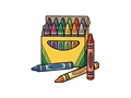 Wax crayon illustration