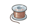 Wire spool illustration