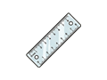 Perforation gauge illustration