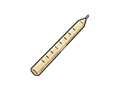 Candle notches illustration