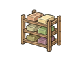 Curing rack illustration